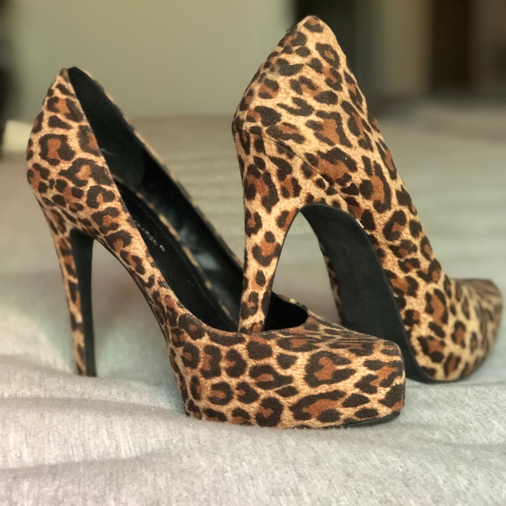 BCBG Cheetah Print Heels